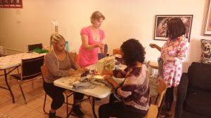 WWEC Sewing Collective building skills